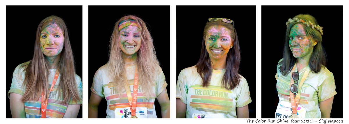 fetele la The Color Run