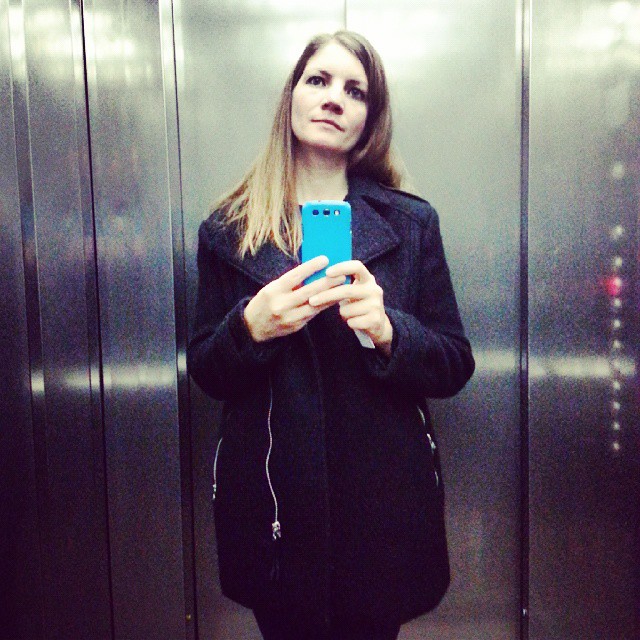 on my way
